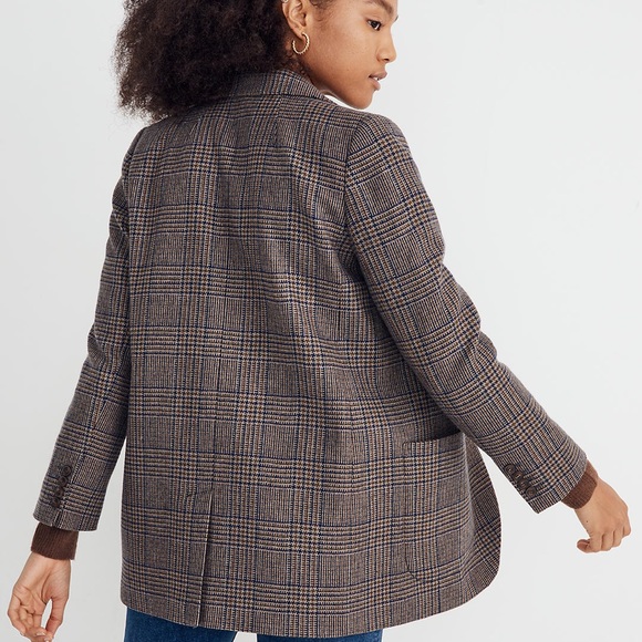 MadeWell Larsen Blazer in Hawsell Plaid NG649 - Picture 4 of 5